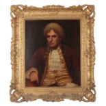 ENGLISH SCHOOL, 18TH CENTURY STYLE A portrait of a seated gentleman