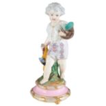 A PAIR OF 19TH CENTURY FRENCH PORCELAIN FIGURES, 'POACHERS'