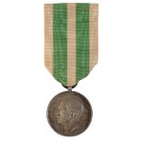 ITALY, KINGDOM. COMMEMORATIVE MEDAL FOR THE EARTHQUAKE OF 1908 IN CALABRIA AND SICILY, SILVER