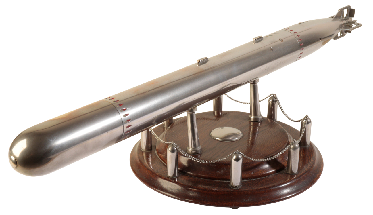 A SCALE MODEL OF A WHITEHEAD TORPEDO - Image 2 of 2