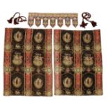 A CONTINENTAL TAPESTRY PORTIERE