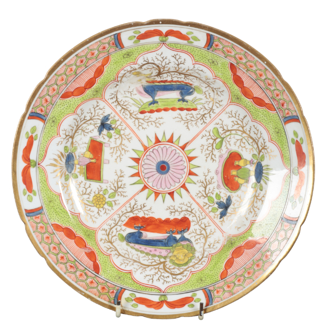 THREE WORCESTER PORCELAIN PLATES - Image 2 of 4