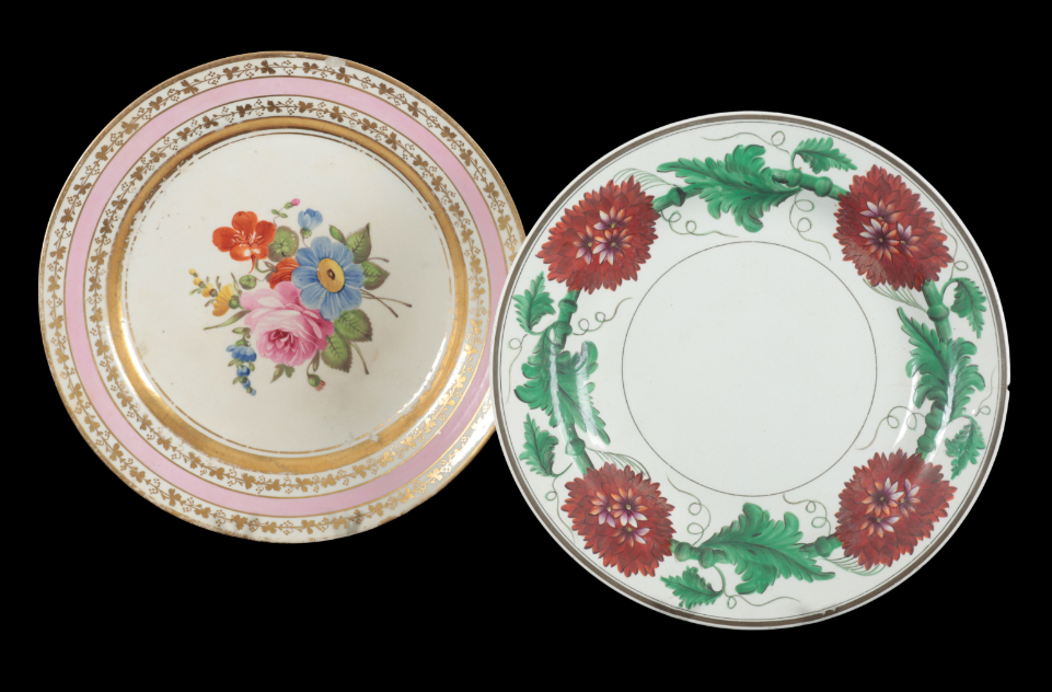 TWO SEVRES PORCELAIN PLATES - Image 3 of 4