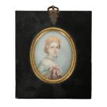 A 19TH CENTURY PORTRAIT MINIATURE