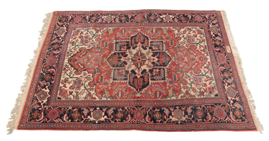 A NORTH WEST PERSIAN HERIZ STYLE RUG