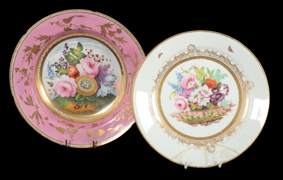 TWO SEVRES PORCELAIN PLATES - Image 4 of 4