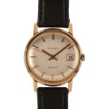 CHALET: A GENTLEMAN'S 9CT GOLD WRISTWATCH