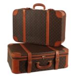 A PAIR OF LOUIS VUITTON MONOGRAM SUITCASES