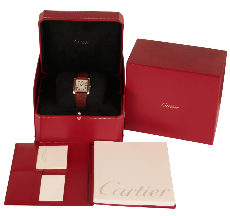 CARTIER TANK FRANÃ‡AISE: A GENTLEMAN'S 18CT GOLD WRISTWATCH - Image 2 of 8