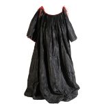 PIAFF LONDON; A VINTAGE FULL LENGTH OFF THE SHOULDER EVENING DRESS