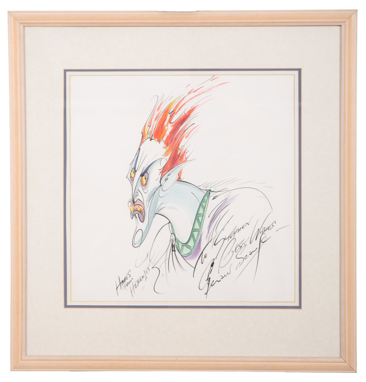 GERALD SCARFE (B. 1936), 'HADES FROM HERCULES'