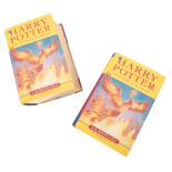 ROWLING, J.K. - TWO COPIES OF 'HARRY POTTER AND THE ORDER OF THE PHOENIX'