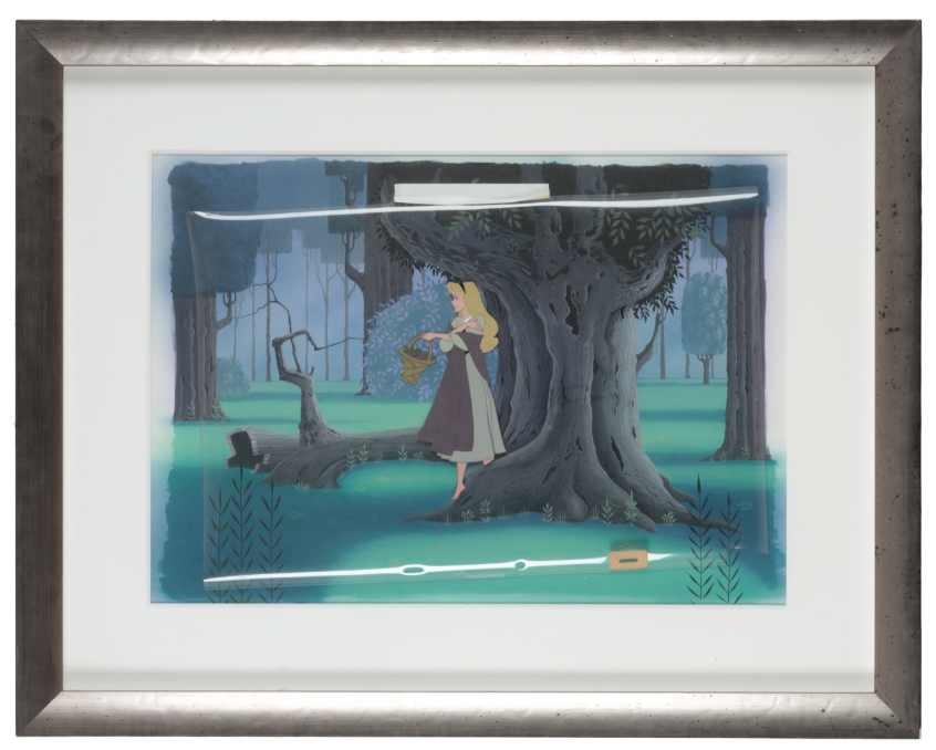 SLEEPING BEAUTY: 'AURORA AND THE FOREST ANIMALS' - A HAND PAINTED CEL