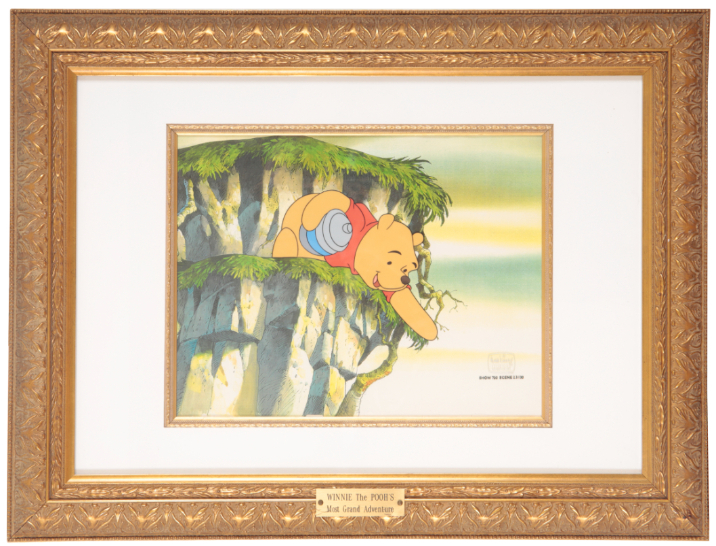 WINNIE THE POOH: 'MOST GRAND ADVENTURE' - A WALT DISNEY ANIMATION CEL