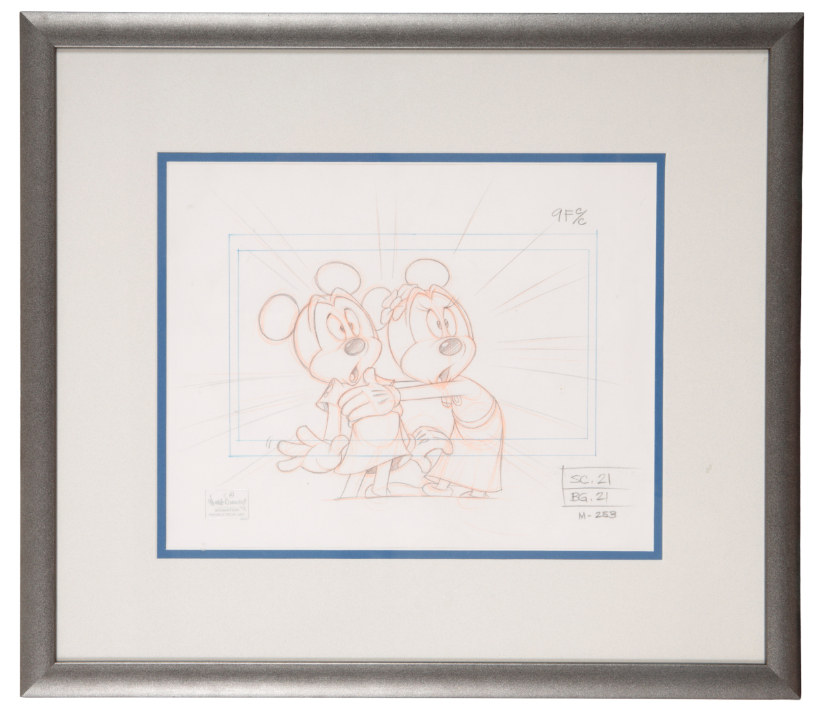 MICKEY MOUSE: AN ORIGINAL PRODUCTION DRAWING FROM DISNEY'S MICKEY MOUSEWORKS