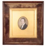 ENGLISH SCHOOL, EARLY 19TH CENTURY A portrait miniature of a gentleman