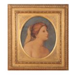 ITALIAN SCHOOL, 19TH CENTURY A portrait of a lady in profile