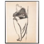 REYNOLD ARNOULD (1919-1980) A caricature of Charles Laughton