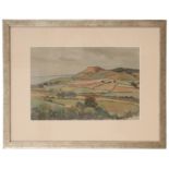 *ALBERT CHARLES 'JACK' BOWN (fl. 1930-1940) Dorset Coastal landscape looking towards Golden Cap