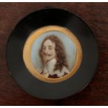 ENGLISH SCHOOL, EARLY 19TH CENTURY A portrait miniature of Charles I