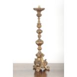 AN ITALIAN GILTWOOD ALTAR LAMP