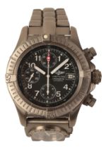 BREITLING AVENGER: A GENTLEMAN'S TITANIUM BRACELET WATCH