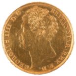 AN 1823 GEORGE IV £2 GOLD COIN