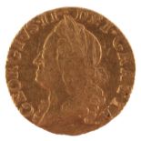 A 1760 GEORGE II GOLD HALF GUINEA