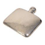 A SILVER HIP FLASK