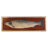 FOCHABER STUDIO: A HAND-CARVED WOODEN HEN SALMON