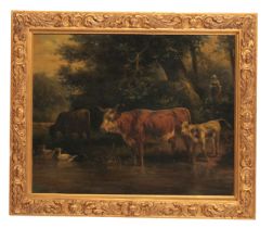 DUTCH SCHOOL 19TH CENTURY Cattle Watering