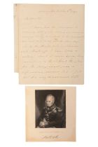 ADMIRAL WILLIAM CARNEGIE, 7TH EARL OF NORTHESK KCB (1756-1831) A signed letter
