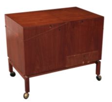 LEIF ALRING (1936-1987): A MID-CENTURY TEAK BAR CART