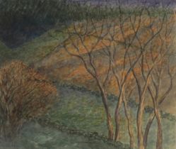 *JOHN HUBBARD (1931-2017) 'Edge of Dartmoor #3'