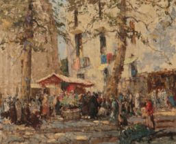 WILLIAM LEE HANKEY (1869-1952) A French market scene