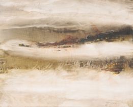 *PADRAIG MACMIADHACHAIN (1929-2017) Abstract landscape study