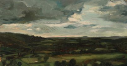 *TOBY WIGGINS (b. 1972) 'Blackmore Vale from Hod Hill'