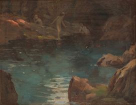 ARTHUR JENKINS (1871-1940) 'Venus Bath, Sark'