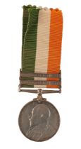 KINGS SOUTH AFRICA MEDAL TO SERGEANT HEWITT THE QUEENS