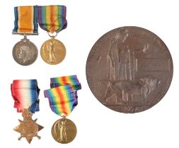 A COLLECTION OF GREAT WAR MEDALS