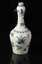 A CHINESE BLUE AND WHITE VASE