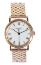 PATEK PHILLIPPE CALATRAVA: A GENTLEMAN'S 18CT GOLD WRISTWATCH