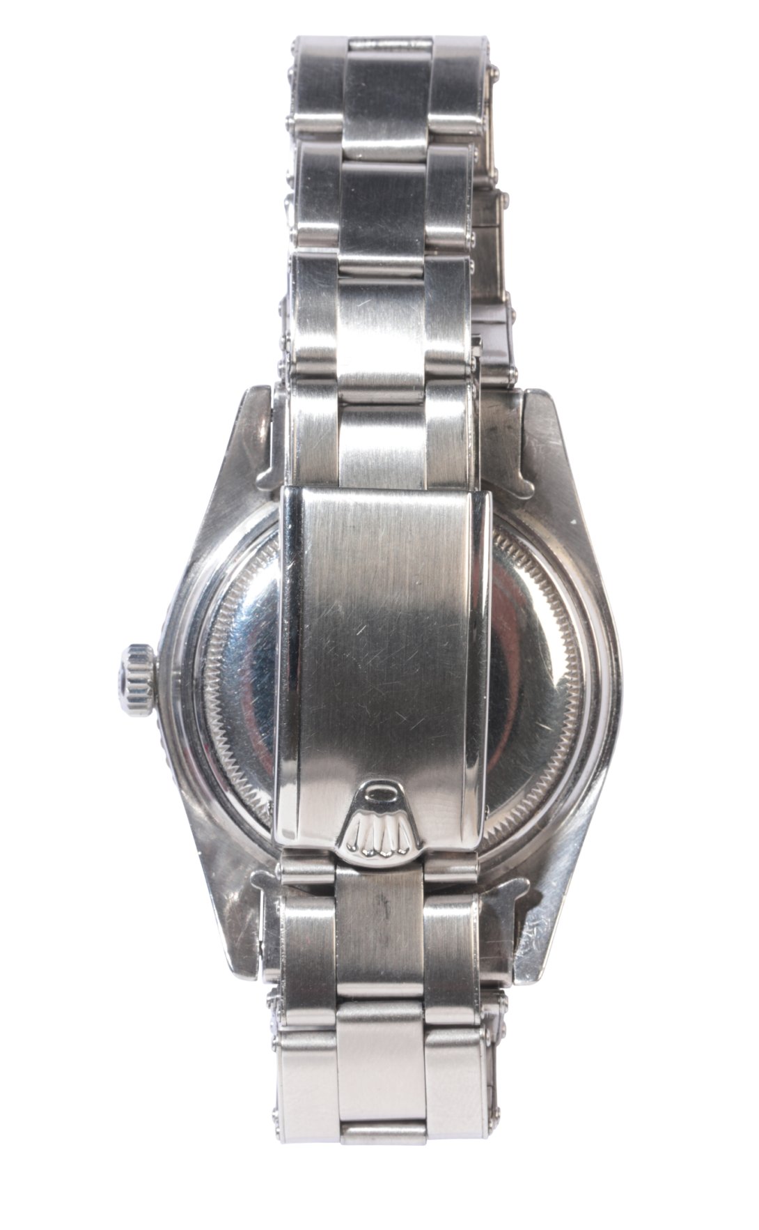 ROLEX GMT MASTER OYSTER PERPETUAL "PUSSY GALORE": A GENTLEMAN'S STAINLESS STEEL BRACELET WATCH - Image 8 of 9