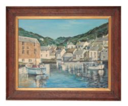 J. HAFFENDEN (ENGLISH, 20TH CENTURY) 'A Harbour in cornwall'