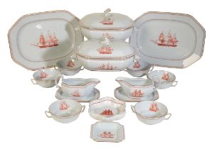 A SPODE â€œTRADE WINDSâ€ PART DINNER SERVICE