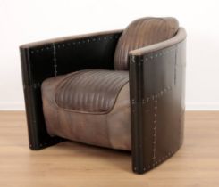 AN 'AVIATOR' CLUB CHAIR