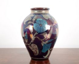 *JONATHAN CHISWELL JONES (b. 1944) FOR JCJ POTTERY: A LARGE REDUCTION FIRED LUSTRE VASE
