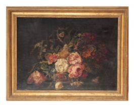 *FRANCES CROMWELL NEVILLE (c. 1866-1959) AFTER THE OLD MASTER Still life floral study