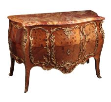 ATTRIBUTED TO FRANCOIS LINKE (1855-1946) AND LEON MESSAGE (1842-1901): A FRENCH KINGWOOD COMMODE
