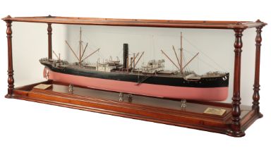 RICHARDSON, DUCK & CO, STOCKTON: A SHIP'S MODEL - S.S. BURBRIDGE/S.S. BURCOMBE